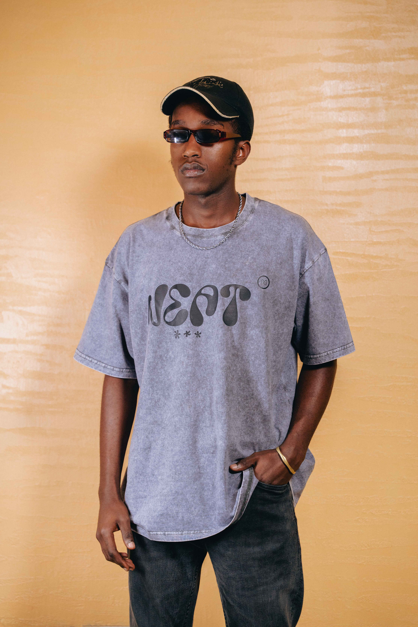 Ash Gray Washed Tee